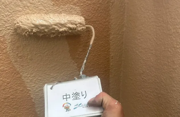 外壁中塗り